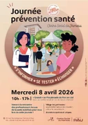 Le mercredi 8 avril à partir de 10H : Journée Santé au Centre Social du Hameau